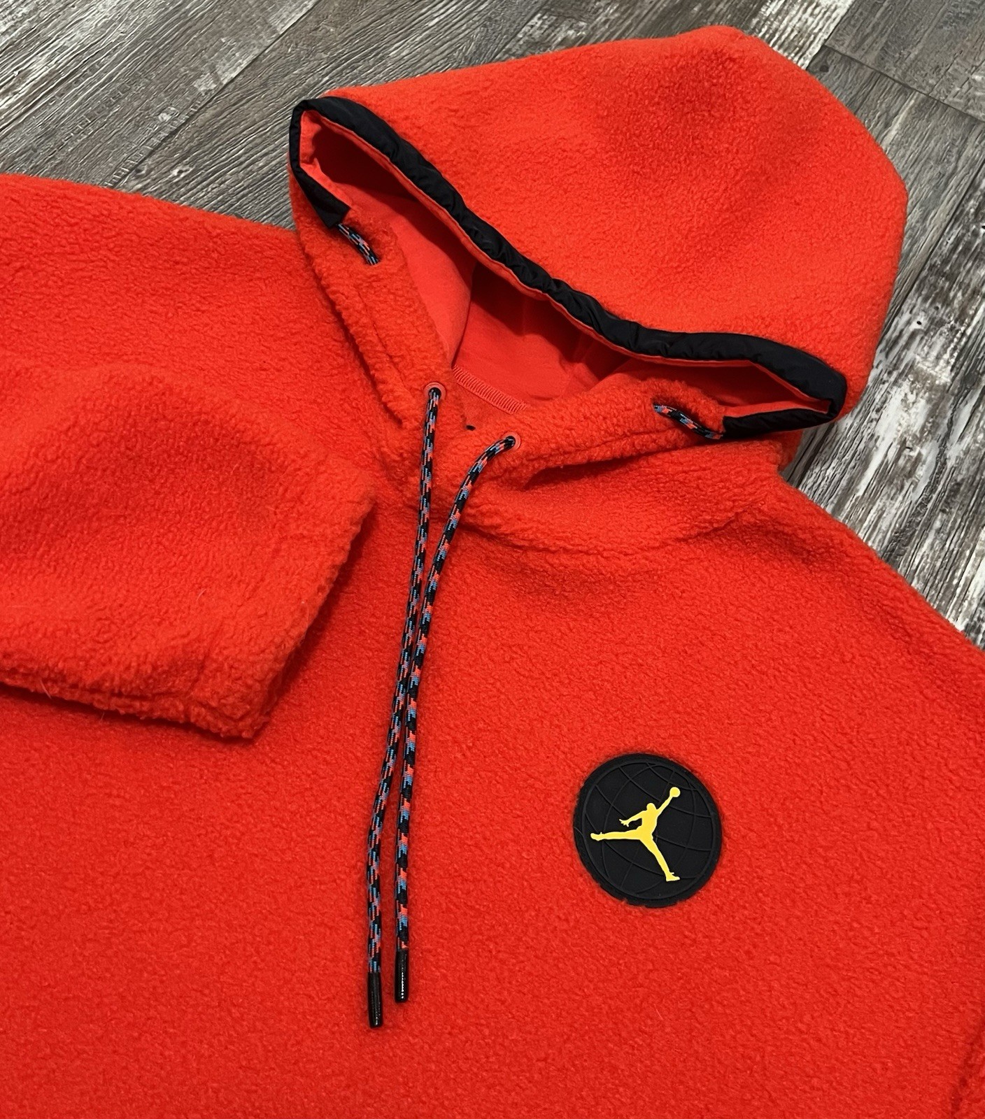 SACAI X NIKE Nike Air Jordan Mountainside Fleece Popover Felpa con Cappuccio Giacca DH1110 673 Rosso XXL US INtime OTTIMEioni