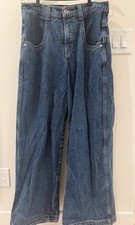 JNCO Lucky Buddha Limited Edition 28  Bottom Openings Dark Stone 34Wx34L