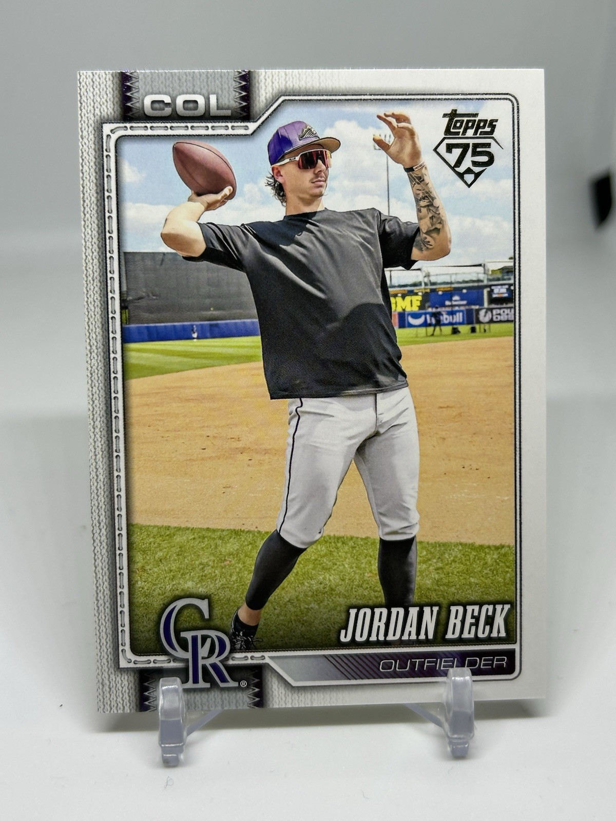 2026 Topps Series 1 Jordan Beck Golden Mirror Super Short Print SSP #12