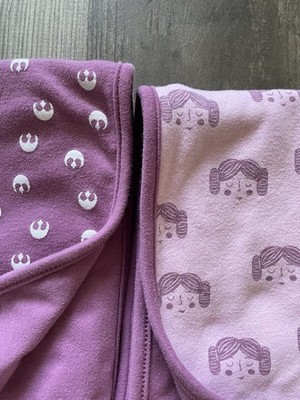 Star Wars Baby Receiving Blankets Lot Of 2