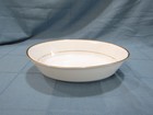Noritake #2982 Heritage Contemporary White & Gold Oval Serving Bowl H
