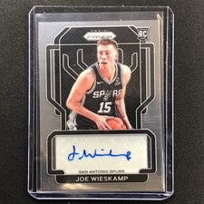 2021-22 Prizm JOE WIESKAMP Rookie Signatures Auto Base #JOE