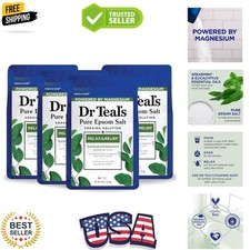 Pure Epsom Salt, Relax  Relief with Eucalyptus and Spearmint, 3 lb Pack of 4...