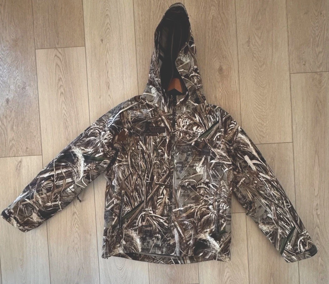 BANDED ASPIRE Men L REALTREE MAX-5 Hunt/WADER Jacket 2-in-1 Hooded Camo w/ Liner
