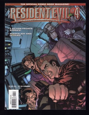 RESIDENT EVIL Magazine #4 DEC 1998 (8/8.5) Carlos D'Anda + Mark Irwin Cover