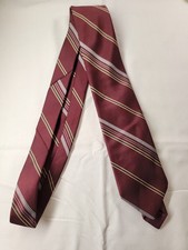 John Remington Mens Formal Necktie 55"Lx3"W Maroon Neck Tie