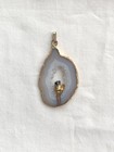 Lot of Stone Gemstone Quartz Arrowhead Agate Pendant Top Jewelry Making Craft — photo 3