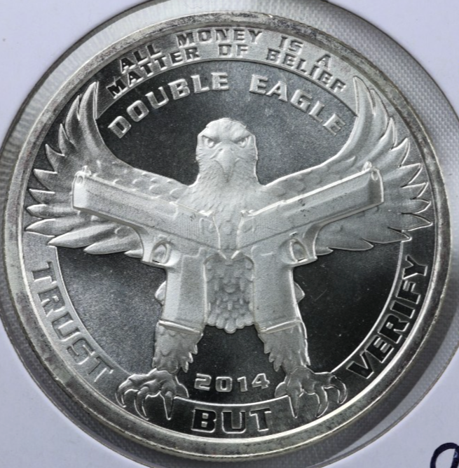 2014 Fair Trade Silver Double Eagle 1oz Proof Round | eBay