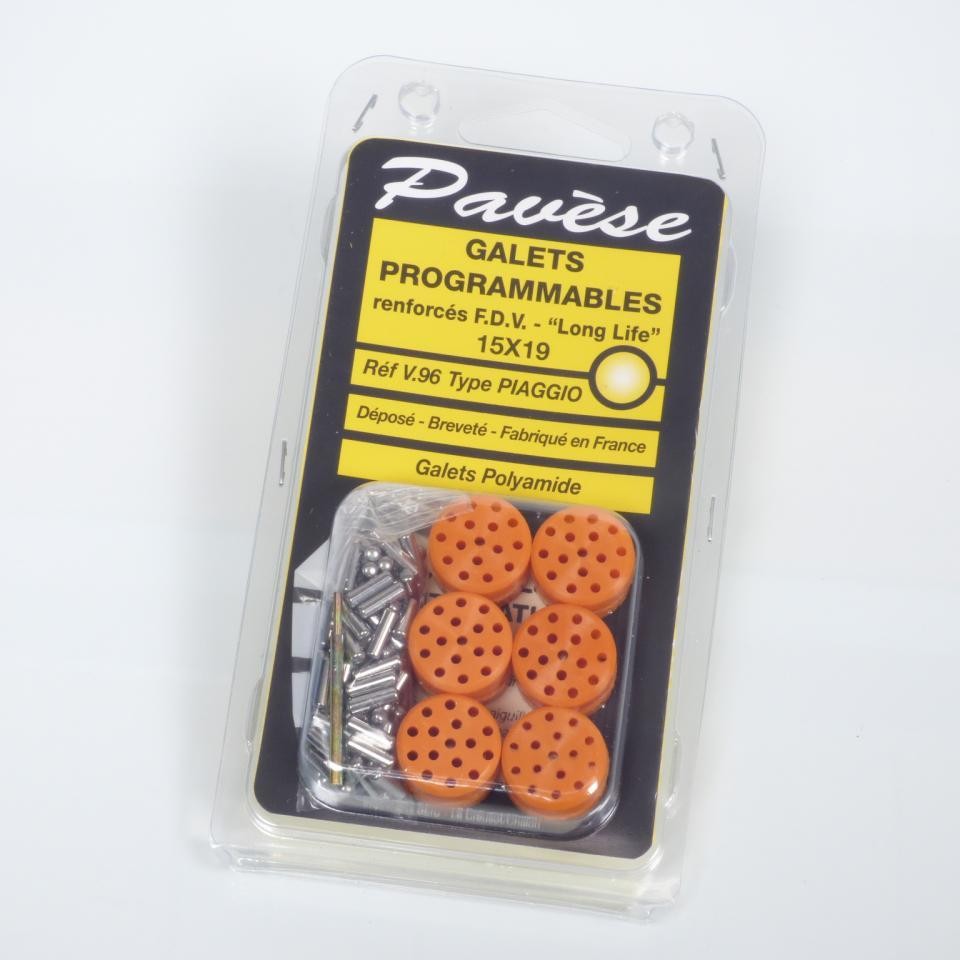 Galet de variateur Pavèse 19x15 résout les pertes d'accélération sur Liberty 50 4T