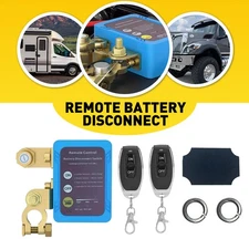 Remote Battery Disconnect Switch Shut Off Switch for Car AUTO Boat RV ATV Truck