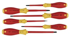 Wiha Insulated Softfinish Cushion Grip Screwdrivers Set 6 Piece