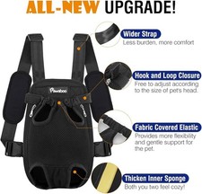 Pawaboo Pet Carrier Backpack, Adjustable Pet Front Cat Dog Carrier Backpack New