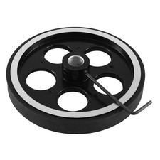 2X(300Mmx10Mm Industrial Aluminum Rubber Measuring Encoder Meter Wheel for6452