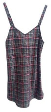 Cypress Size XS S Vintage V-Neck Satin Slip Gown Multicolored Romantic Dainty
