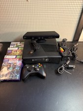 Microsoft Xbox 360 S Model 1439 Gaming Console & Kinect w/ Controller Tested