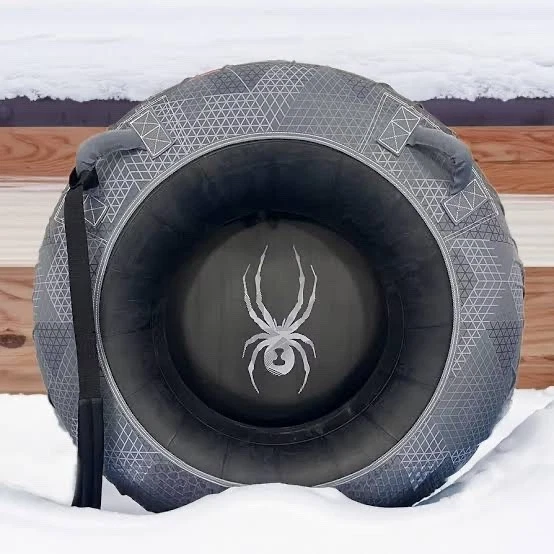 SPYDER RUSH INFLATABLE SNOW TUBE HEAVY DUTY DURABLE SNOW TUBING CHARIOT 41” - Image 4 of 4