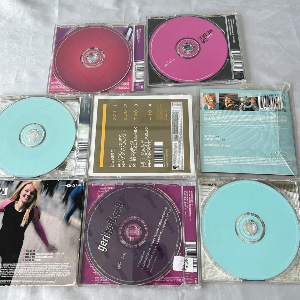 Geri Halliwell CD Singles Bulk x8 Rare 90s 00s Pop Music Spice Girls Solo Aus Uk - Image 2 of 4