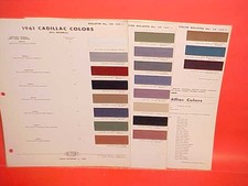 1961 Cadillac Eldorado Biarritz Deville Convertible Fleetwood Paint Chips Dup3
