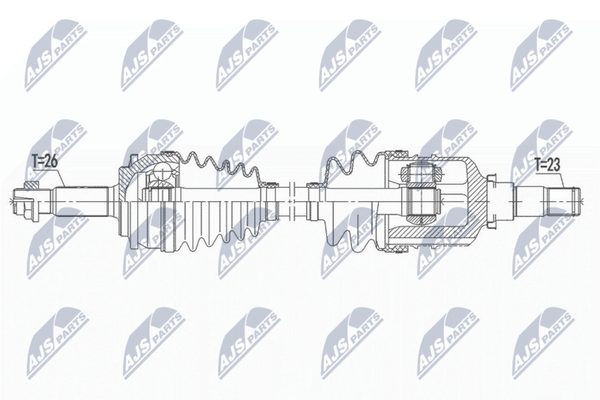 NTY NPW-TY-143 Antriebswelle Vorne Links FüR Toyota-image