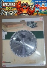 Image of Bosch 170mm Circular Saw Blade 24 Teeth 20mm Bore + 16mm Ring 2609256812