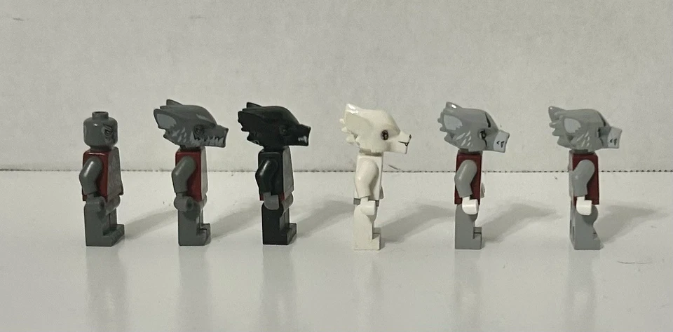 lego legend of chima 6 Wolves Minfigures Lot, description for details - Image 4 of 4