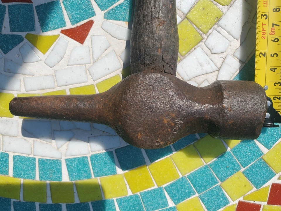 Old Blacksmiths Hammer. - Image 2 of 4