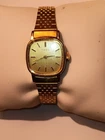 Vintage Ladies Timex Gold Toned Analog Mesh Braclet Working Watch