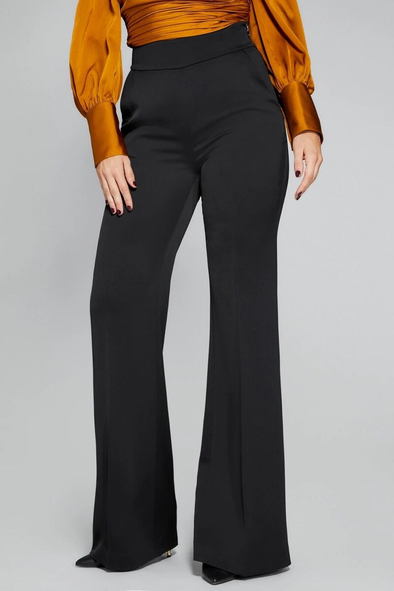 New Womens Guess Marciano Keiko Satin High Waisted Trouser New Womens Guess Marciano Keiko Satin High Waisted Trouser