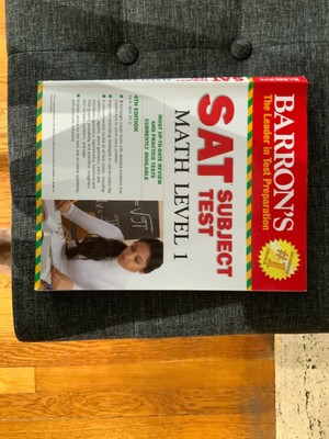 Barrons Sat Subject Test Math Level 1 4th Edition Ebay - 
