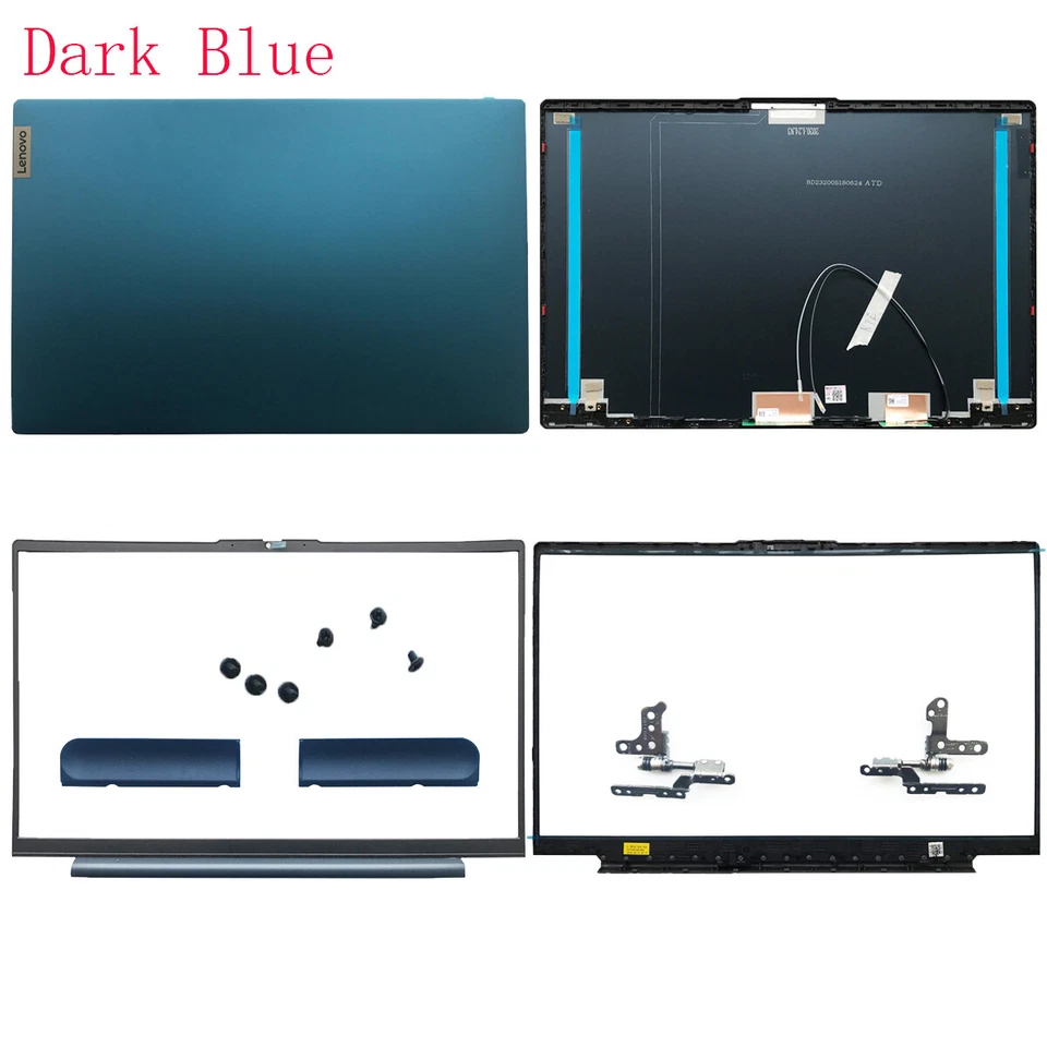 Dark Blue LCD Back Cover For Lenovo Ideapad 5 15ITL05 15IIL05 15ARE05 15ALC05