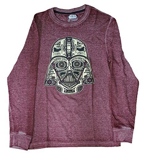 Fashion Star Wars Darth Vader Red Long Sleeve Thermal Graphic T-Shirt - Large - Picture 1 of 1