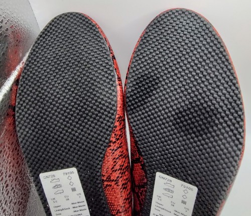 J D Williams Red Snakeskin Print Flat Ladies Shoes In Size 5E - Picture 10 of 11