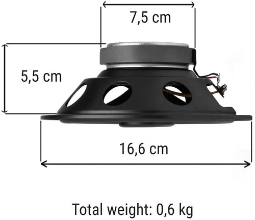 Jeu 6 haut-parleurs coffres JBL avant et arrière pour Fiat 500 Abarth (595) - Photo 10/14