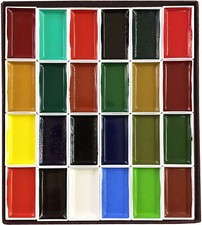 Kissho Japan Gansai Tambi Watercolor Jananese Art Paint 24 Colors Set