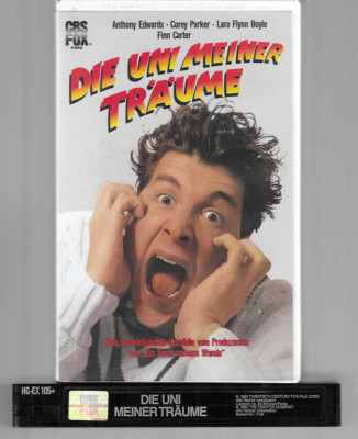Anthony Edwards  Lara Flynn Boyle   DIE UNI MEINER TRÄUME   VHS Rarität