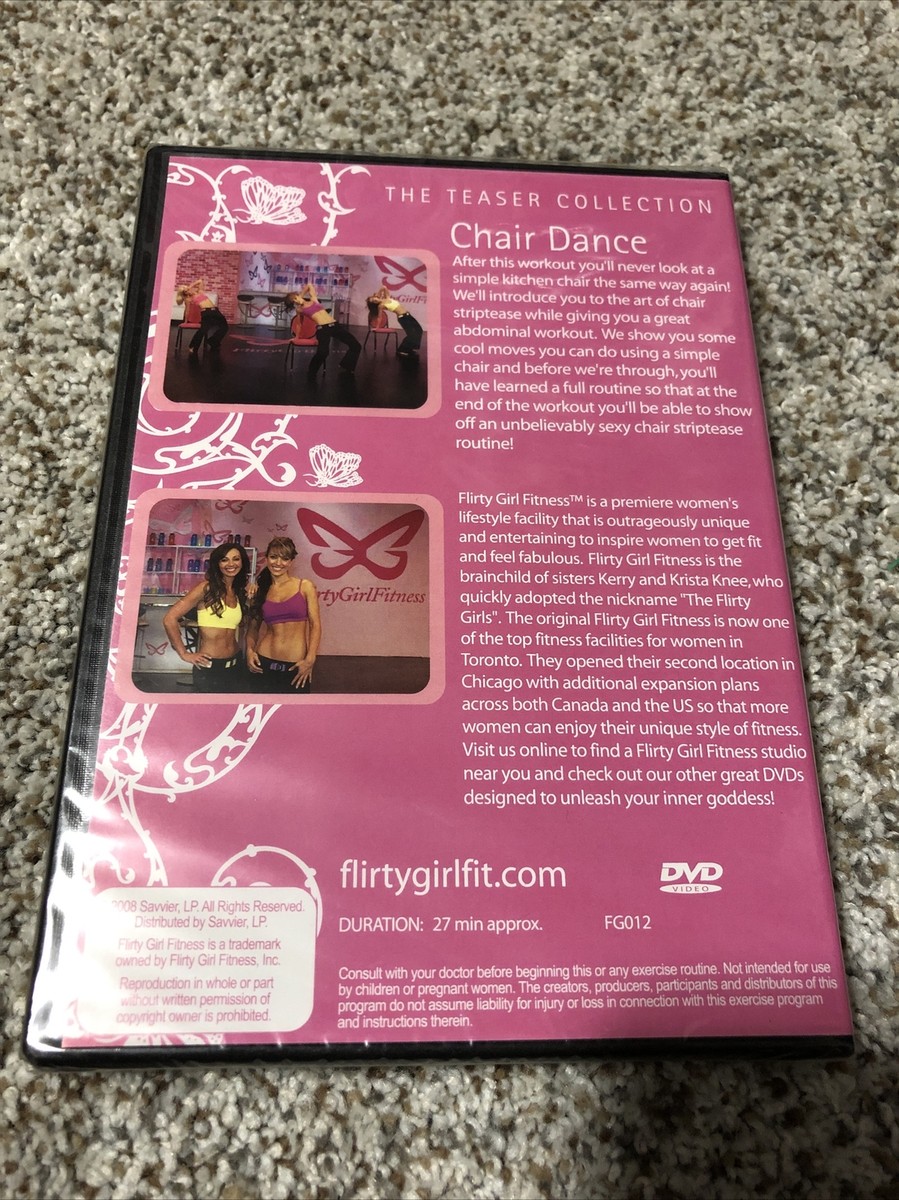 FLIRTY GIRL FITNESS - The Teaser Collection - Chair Dance DVD NEW