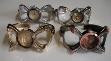 Women's rhinestone assorted finish bangle fashion dressy/casual watch