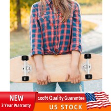 Aluminum Alloy Skateboard Truck Combo Set Cruisers Wheels with Skateboard Truck