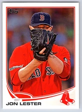 2013 Topps Series 2 Base # 541 - Jon Lester - Boston Red Sox