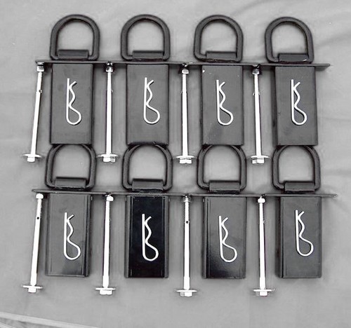 4PK Removable D-Ring Stake Pocket Tie Downs - Heavy Duty 12,000 - Foto 8