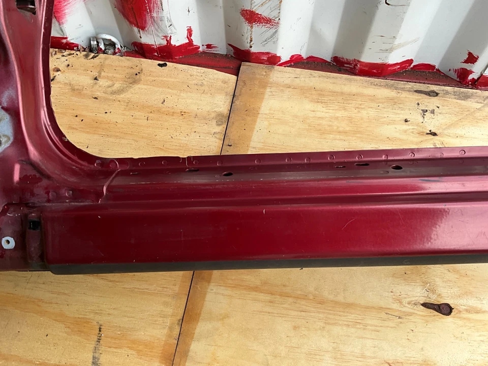 VERMELHO 1989-1992 TOYOTA SUPRA LADO INFERIOR ESQUERDO DO PAINEL DO CORPO CORTADO FABRICANTE DE EQUIPAMENTO ORIGINAL - Imagem 4 de 4