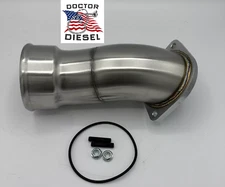 3.5" Polished Turbo Intake Horn Kit For 2020-2024 GM 6.6L L5P Duramax Diesel