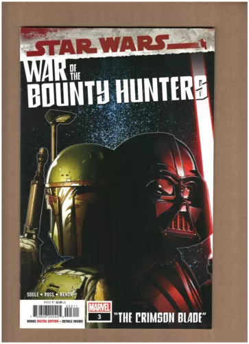 Star Wars War of the Bounty Hunters #3 Marvel 2021 Boba Fett Vader NM- 9.2