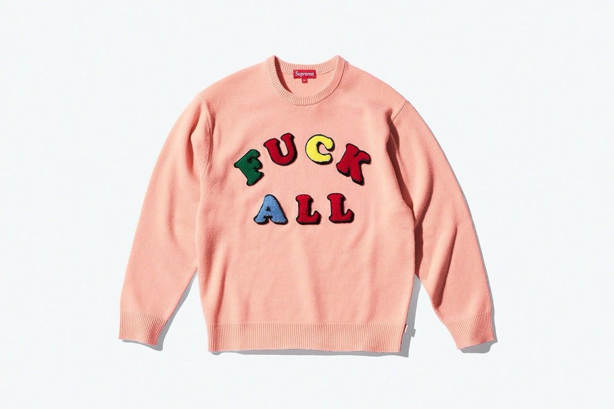 Supreme × Jamie reid sweater