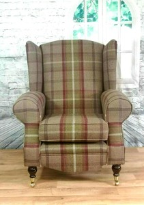 tartan armchair