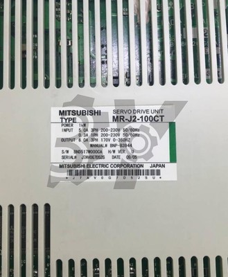 1PC   Servo Driver MR-J2-100CT Tested USED #D3