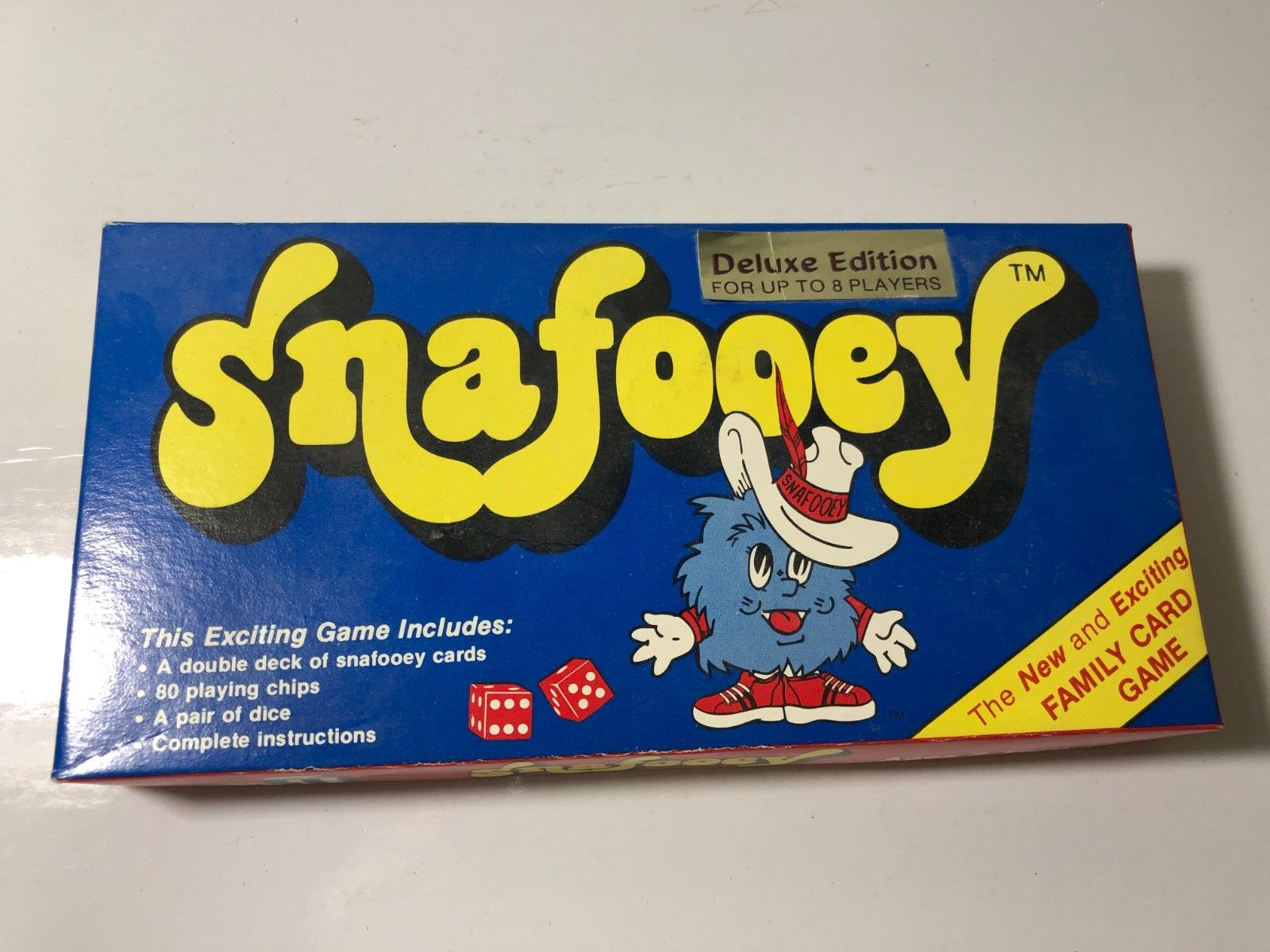 SNAFOOEY Family Card Game - 1982 Edition by Snafoo Games - Brand New, Unopened Condition - Fun and Nostalgic Party Game for All Ages-image