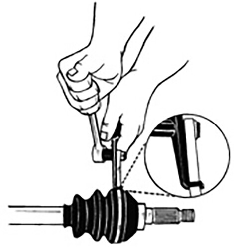 Lisle 30950 CV Joint Banding Tool - Picture 2 of 2
