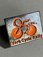 YORK RALLY CYCLING SHOW CTC OFFICIAL PIN BADGE 1995 