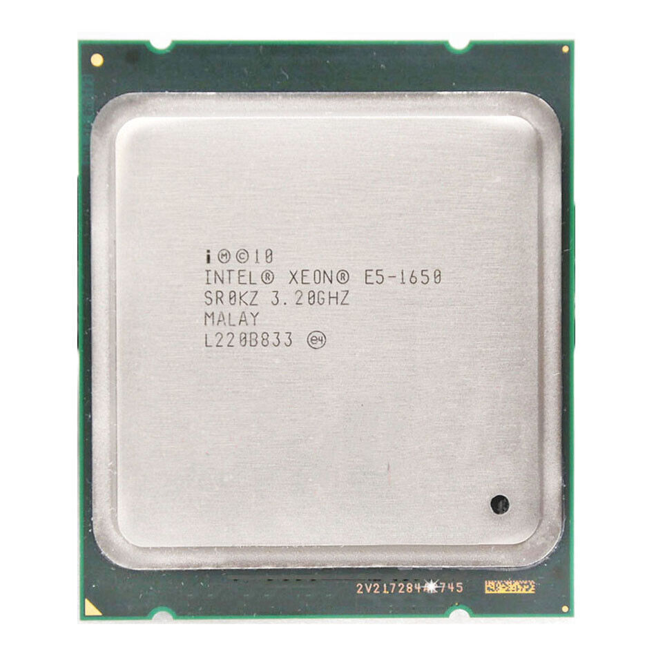 Intel Xeon E5-1650 CPU Six-Core 3.2GHz 12M SR0KZ 130W LGA Intel Xeon E5-1650 CPU Six-Core 3.2GHz 12M SR0KZ 130W LGA